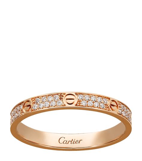 cartier rose gold diamond love